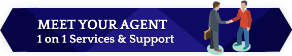 meet your agent buttnon - 1 on 1 services and support