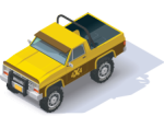 yellow truck icon
