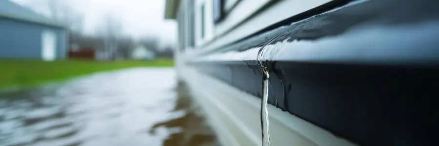 flooded home